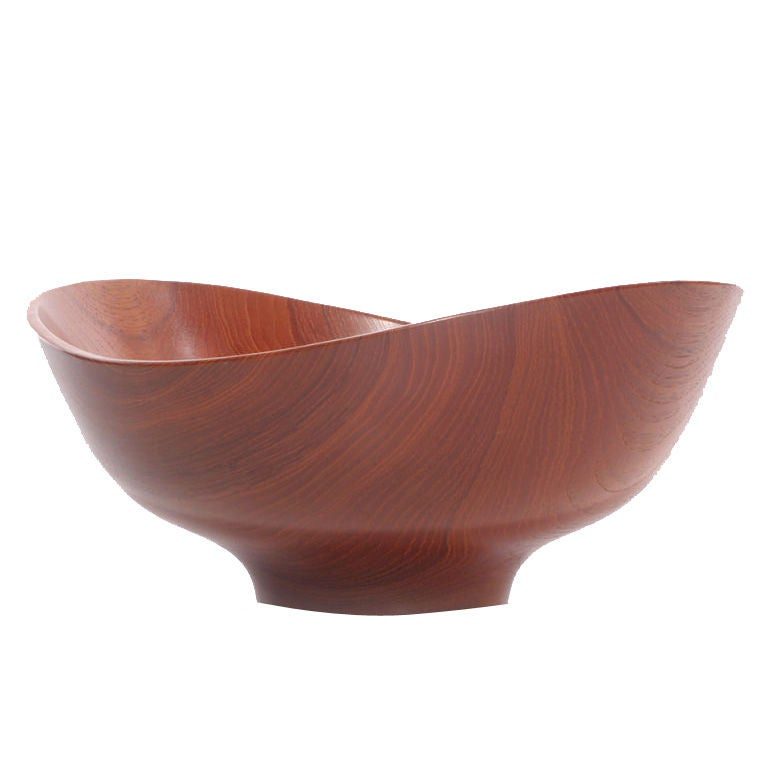 Turned Teak Bowl