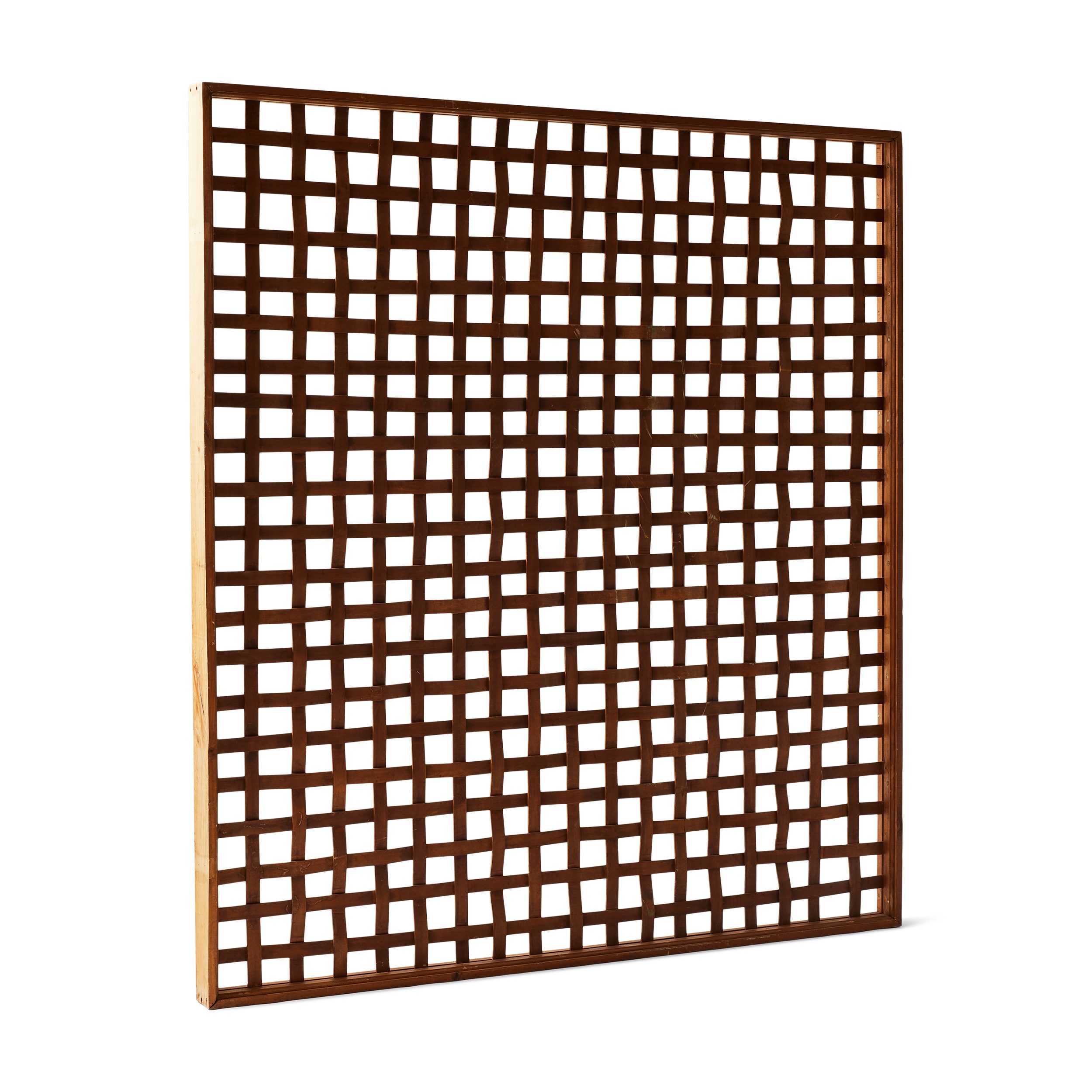Woven Wood Slat Screen/Room Divider