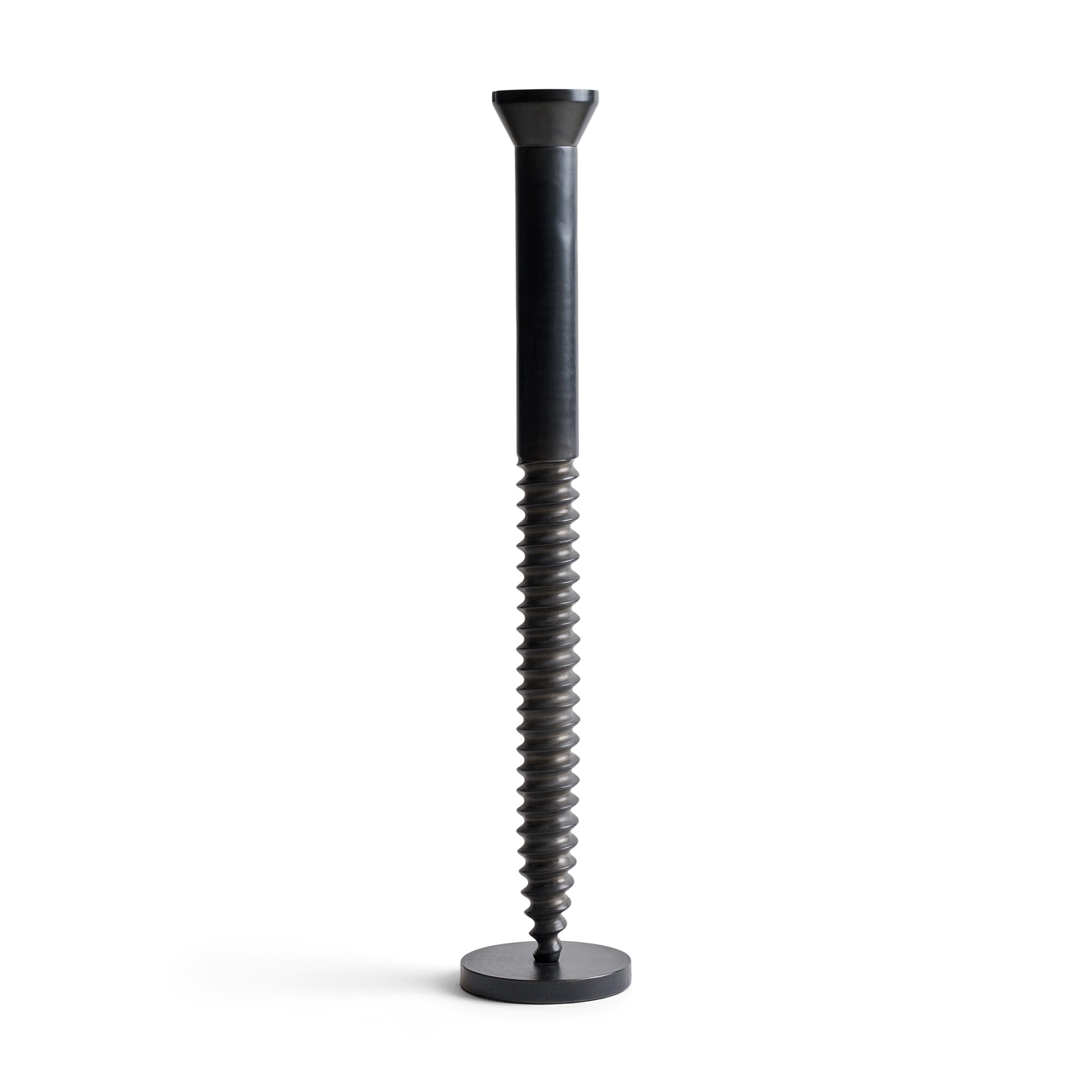Cast Aluminum Wood Screw Sculpture