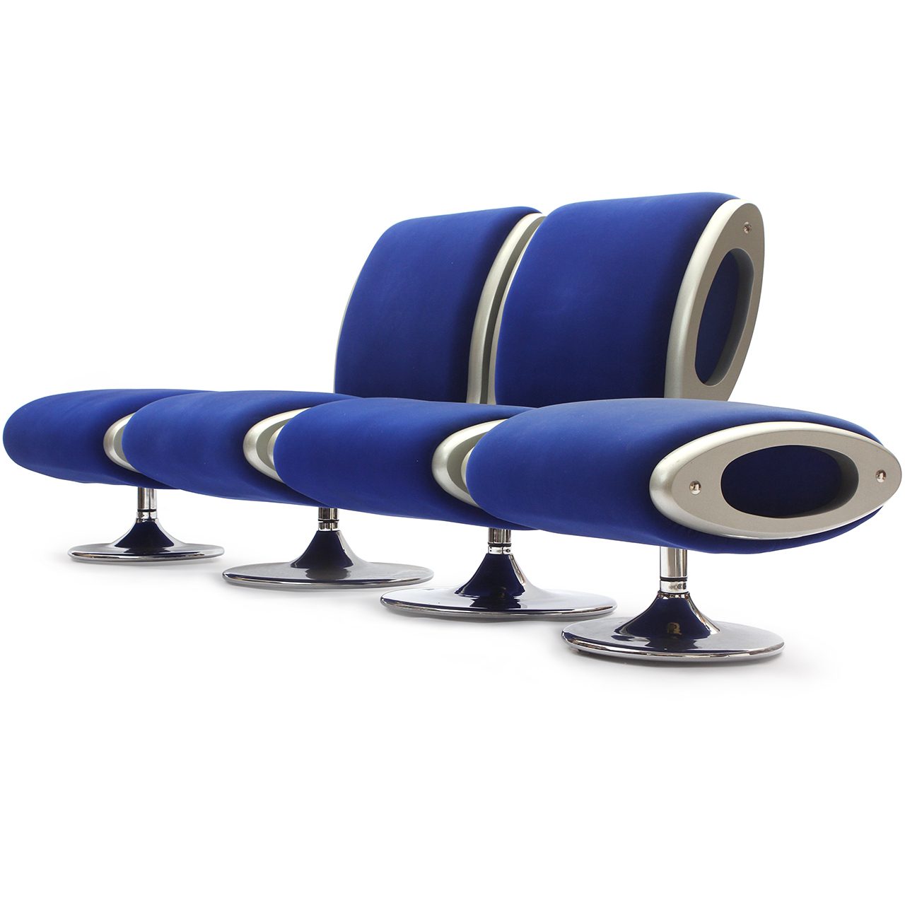A Gluon Lounge Chair & Ottoman