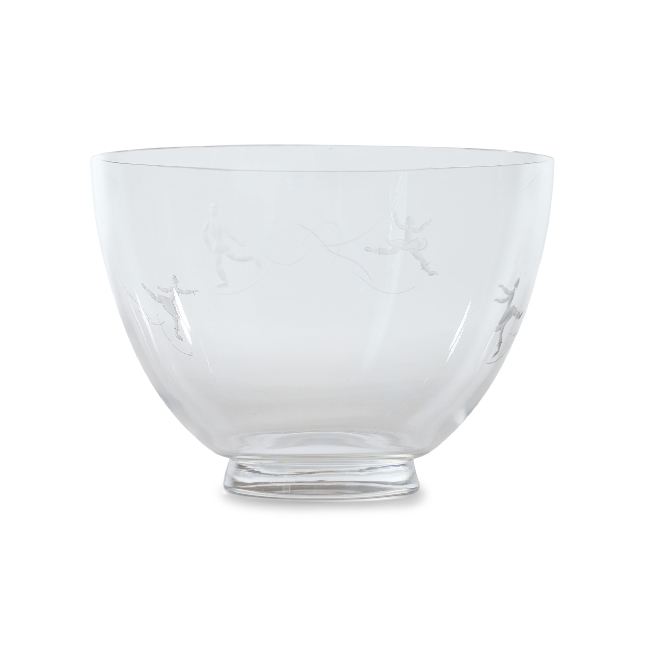 Footed Crystal Bowl