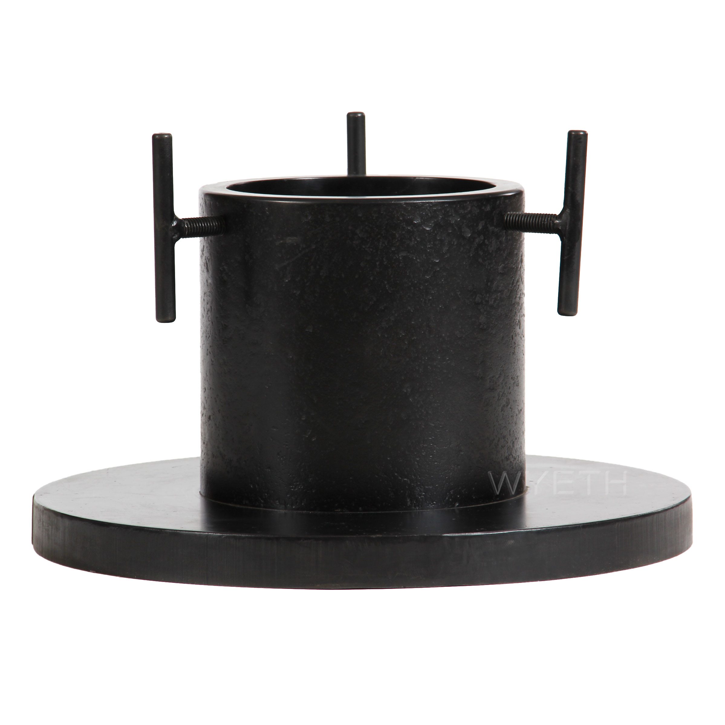 Tree Stand in Blackened Steel with Zinc Coating