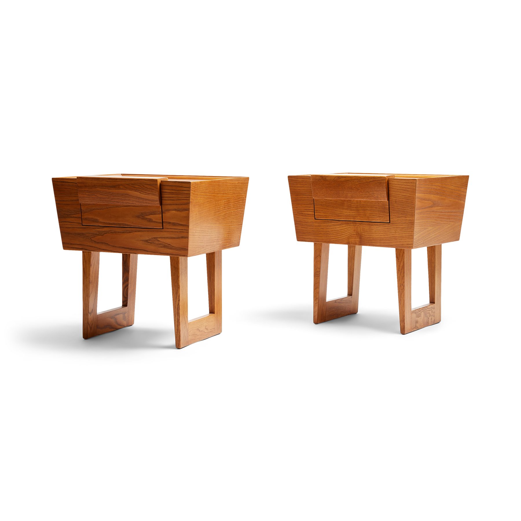 Trapezoidal Side Tables