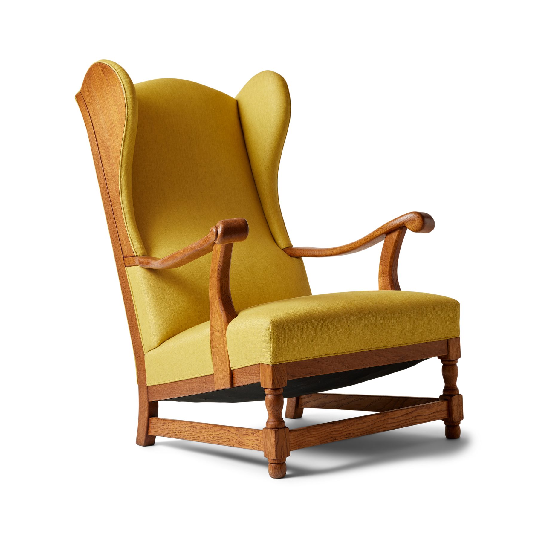 Solid Oak Reading Chair