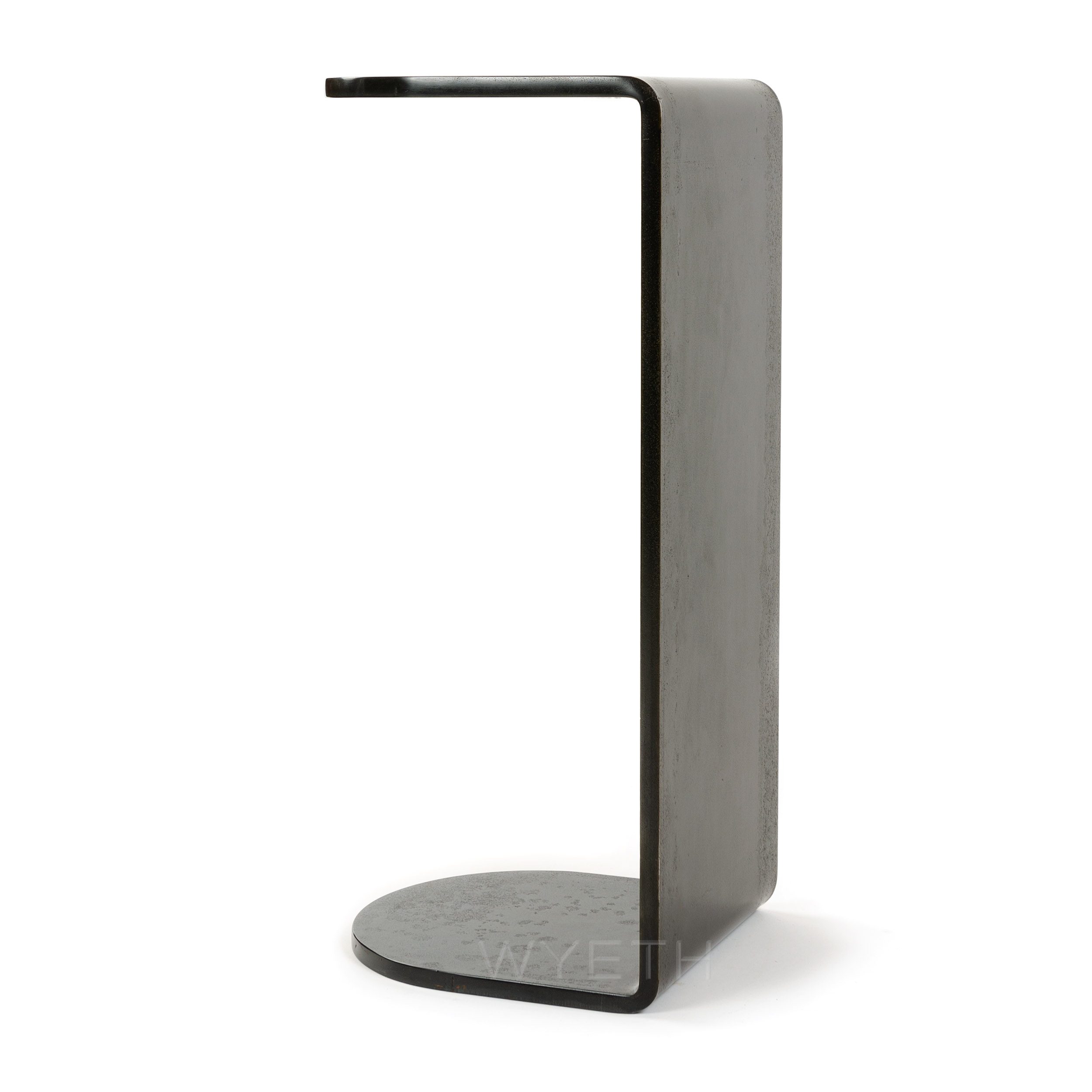 Patinated Steel Half Beam Pedestal