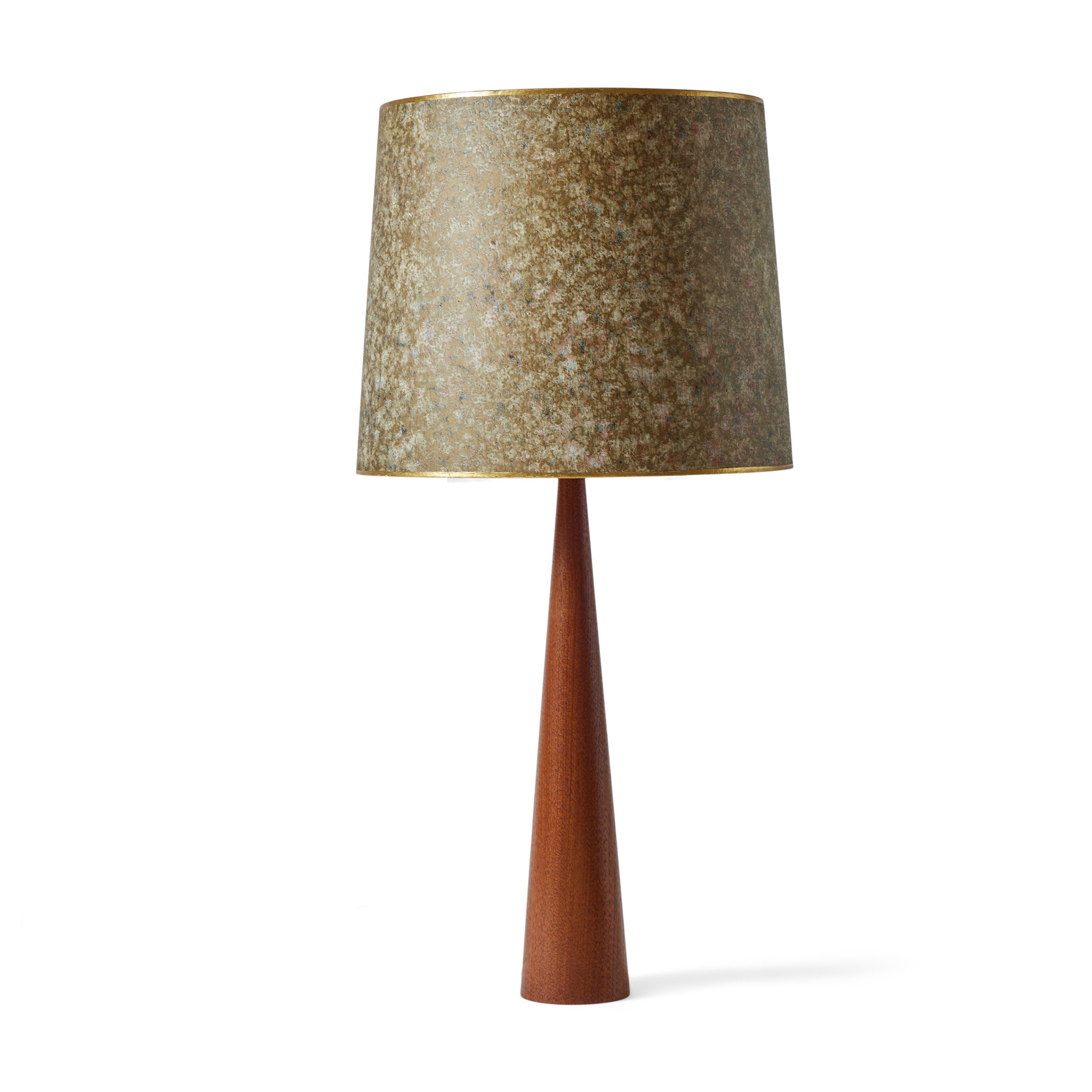 Teak Table Lamp