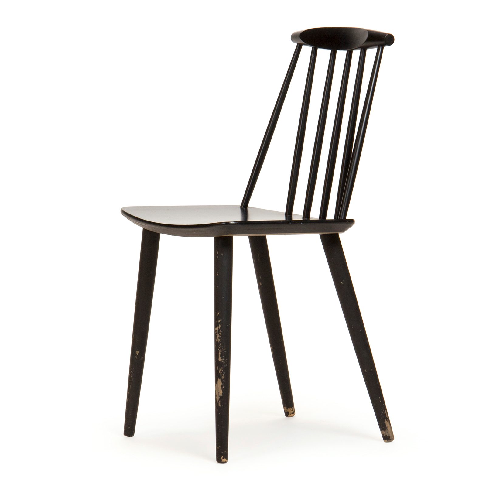 Black Painted Spindle Back Chair