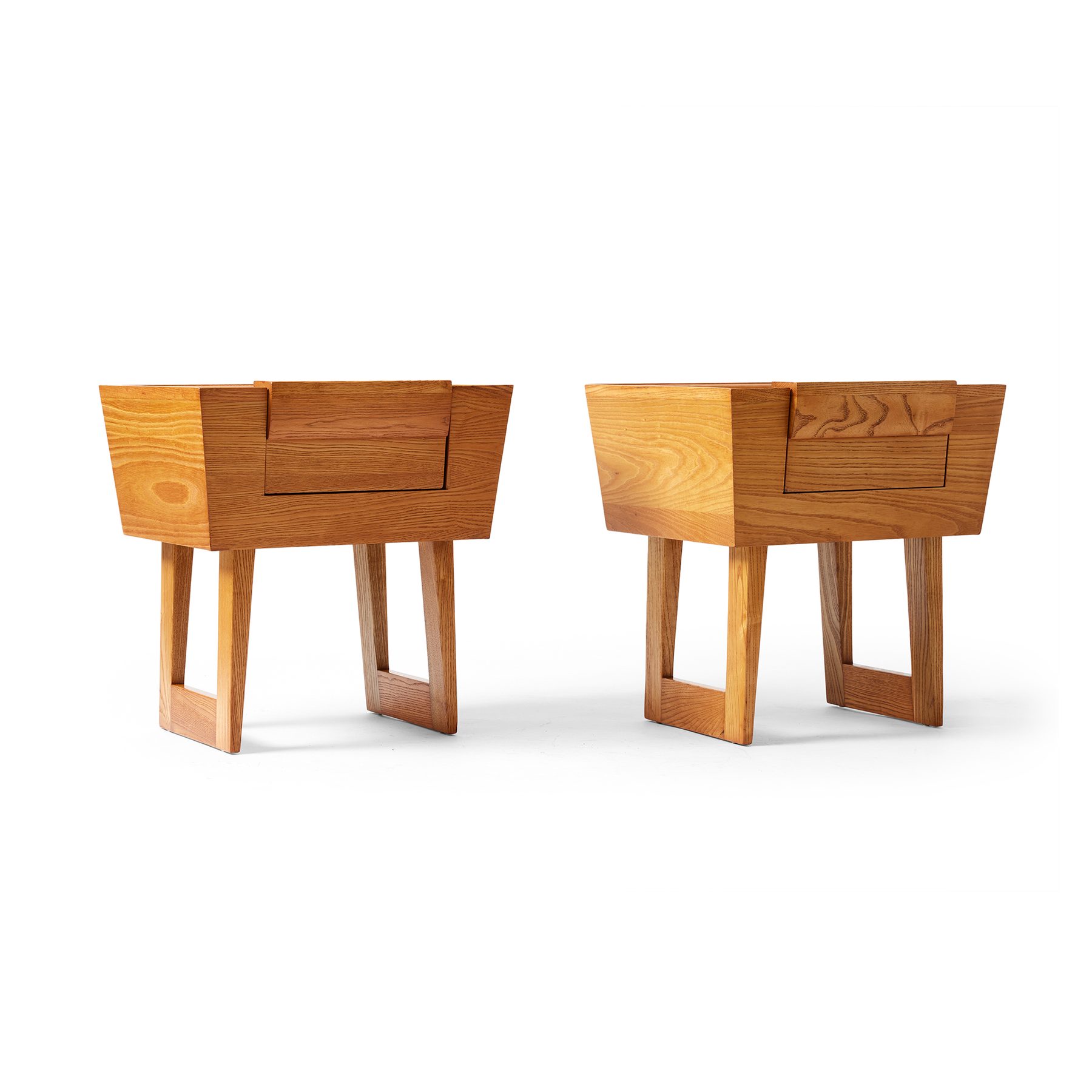 Trapezoidal Side Tables