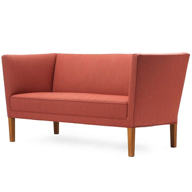 High Back Upholstered Settee