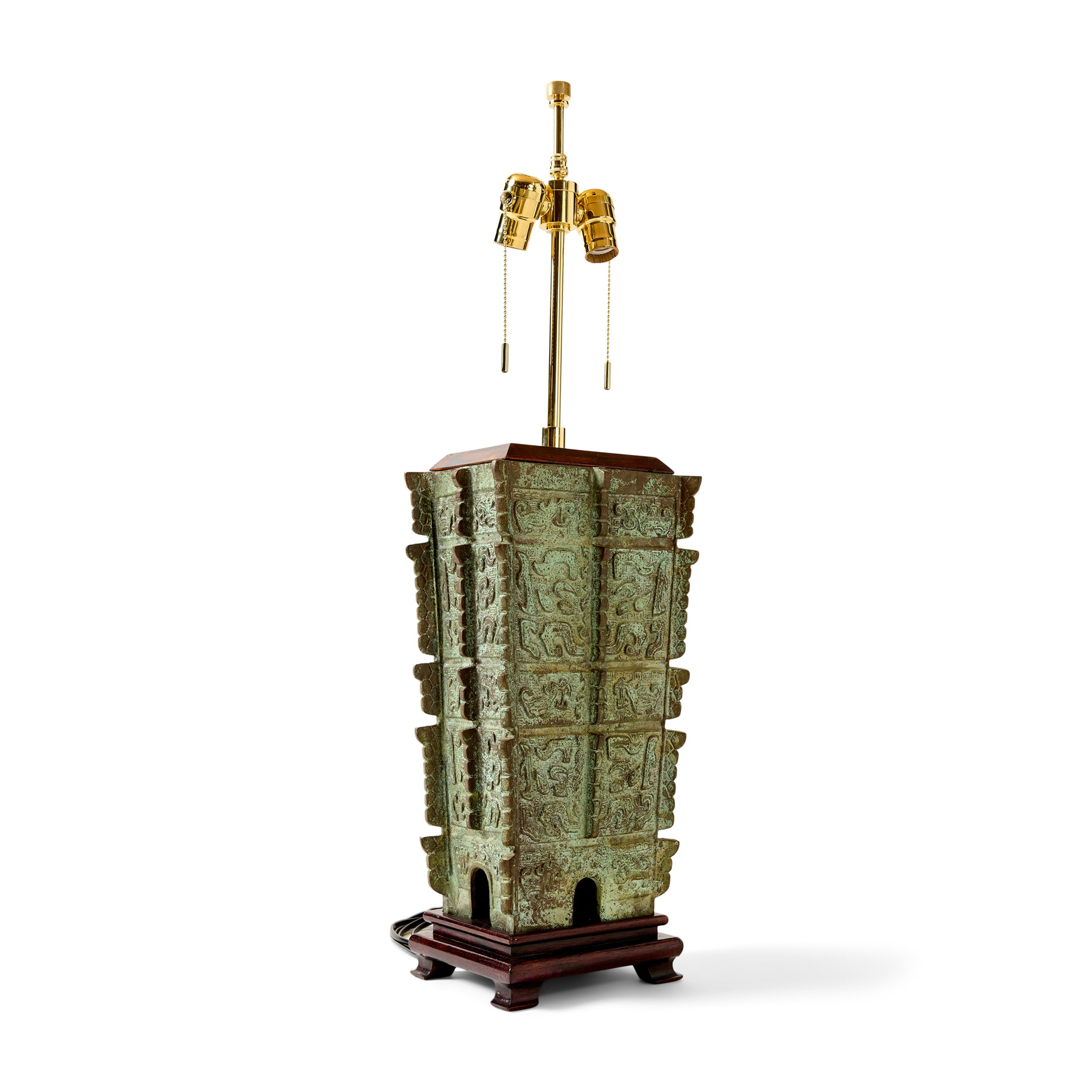 Archaic Bronze Lamp