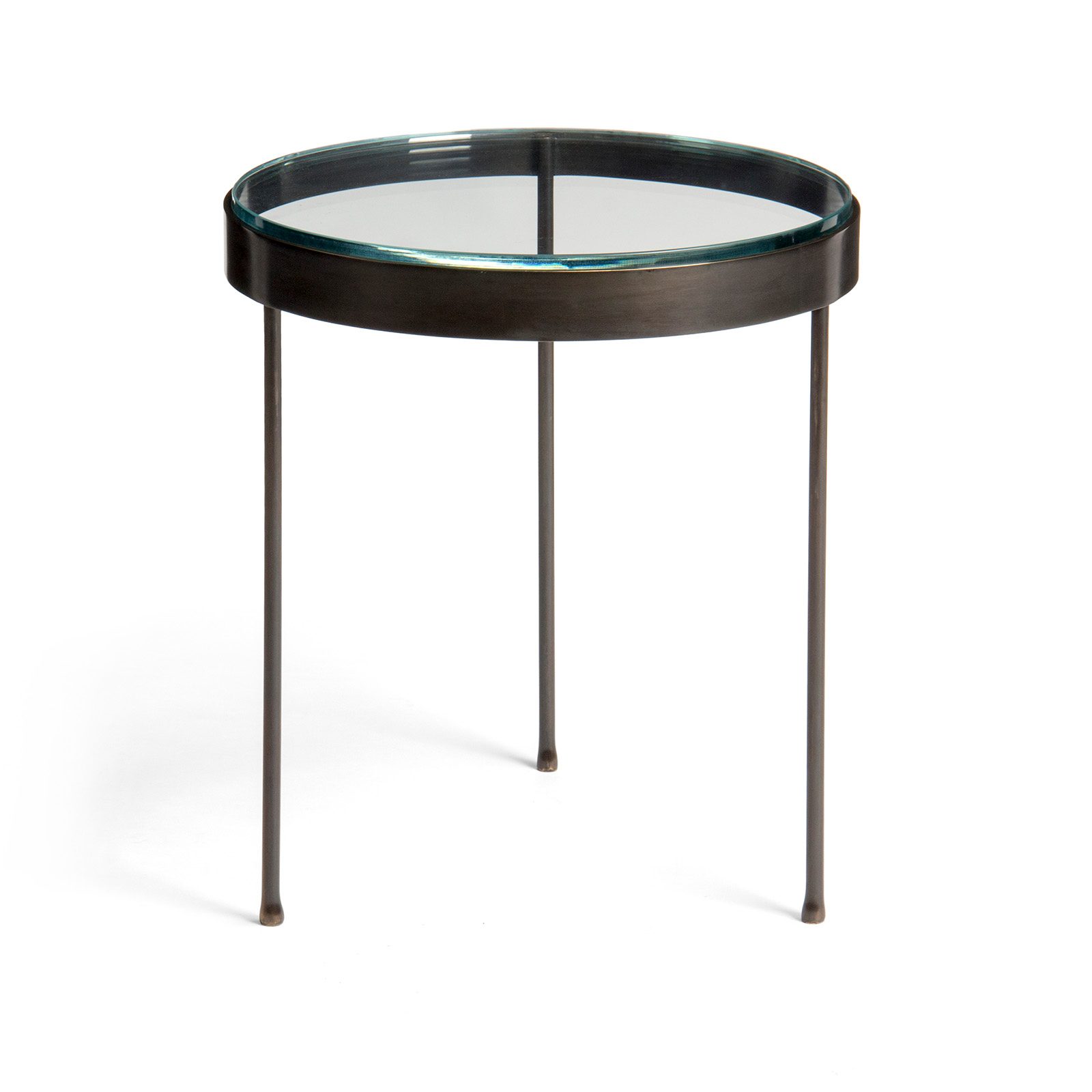 Bronze Round Side Table