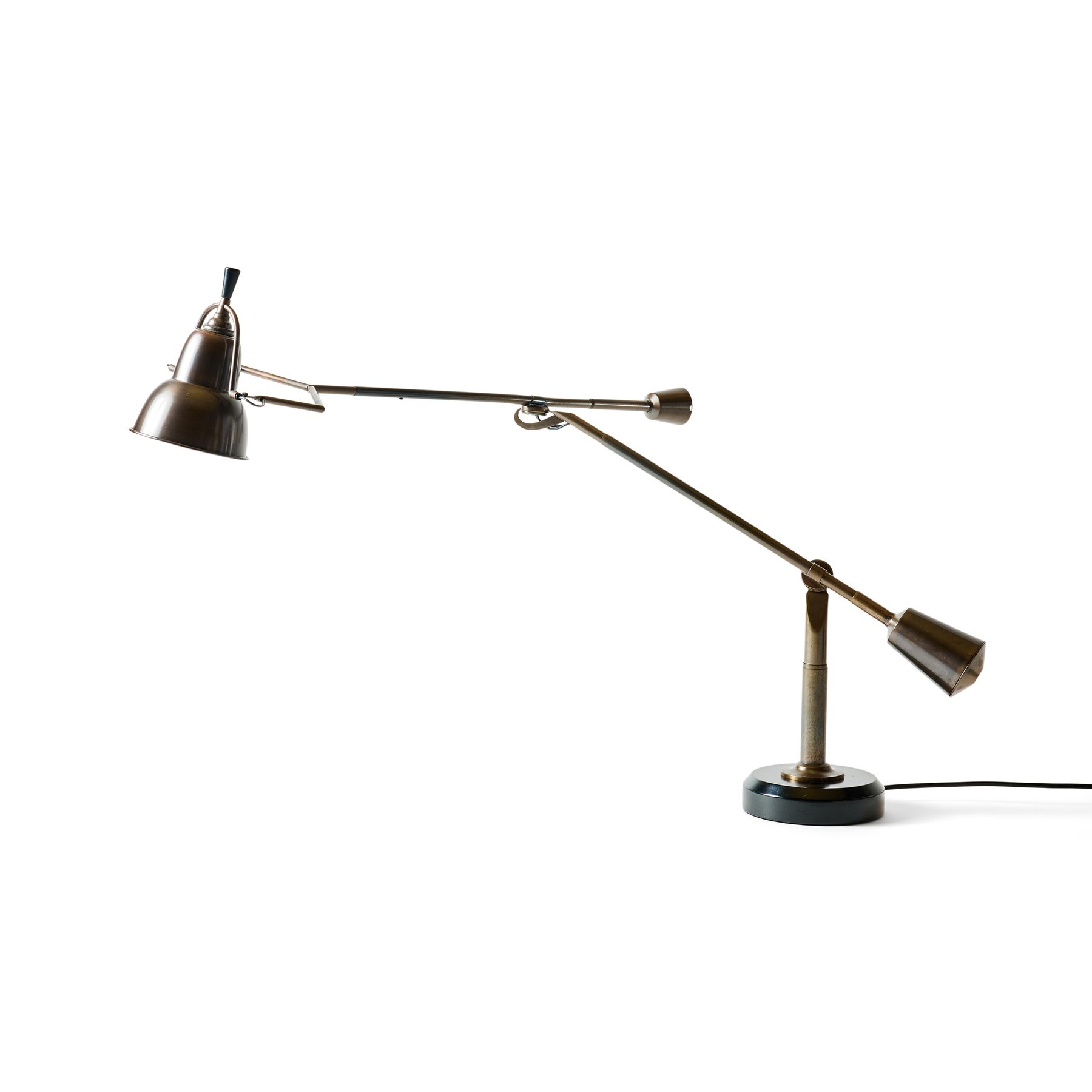 Double Arm Counterweighted Task Lamp