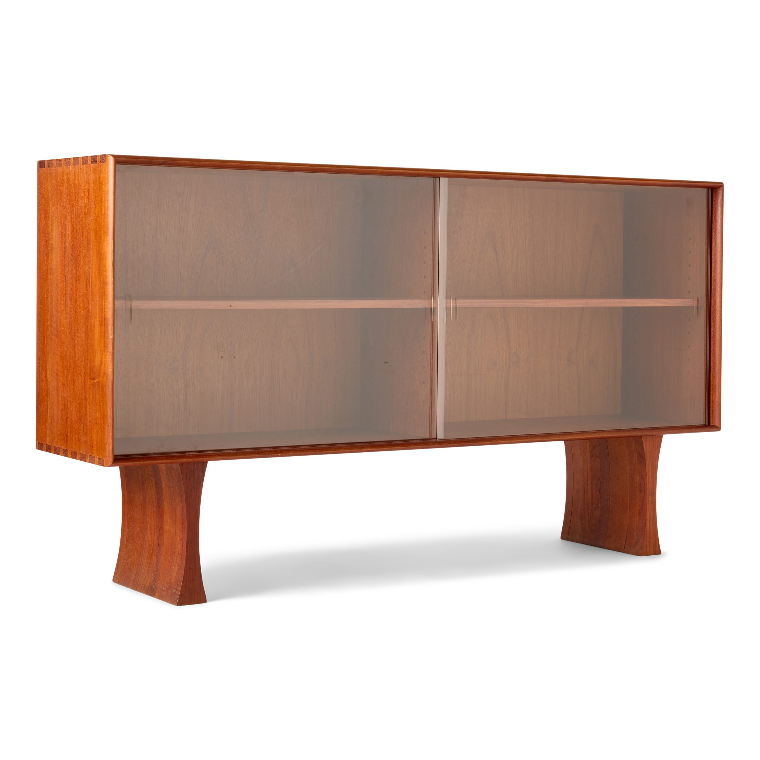 Glass Teak Cabinet