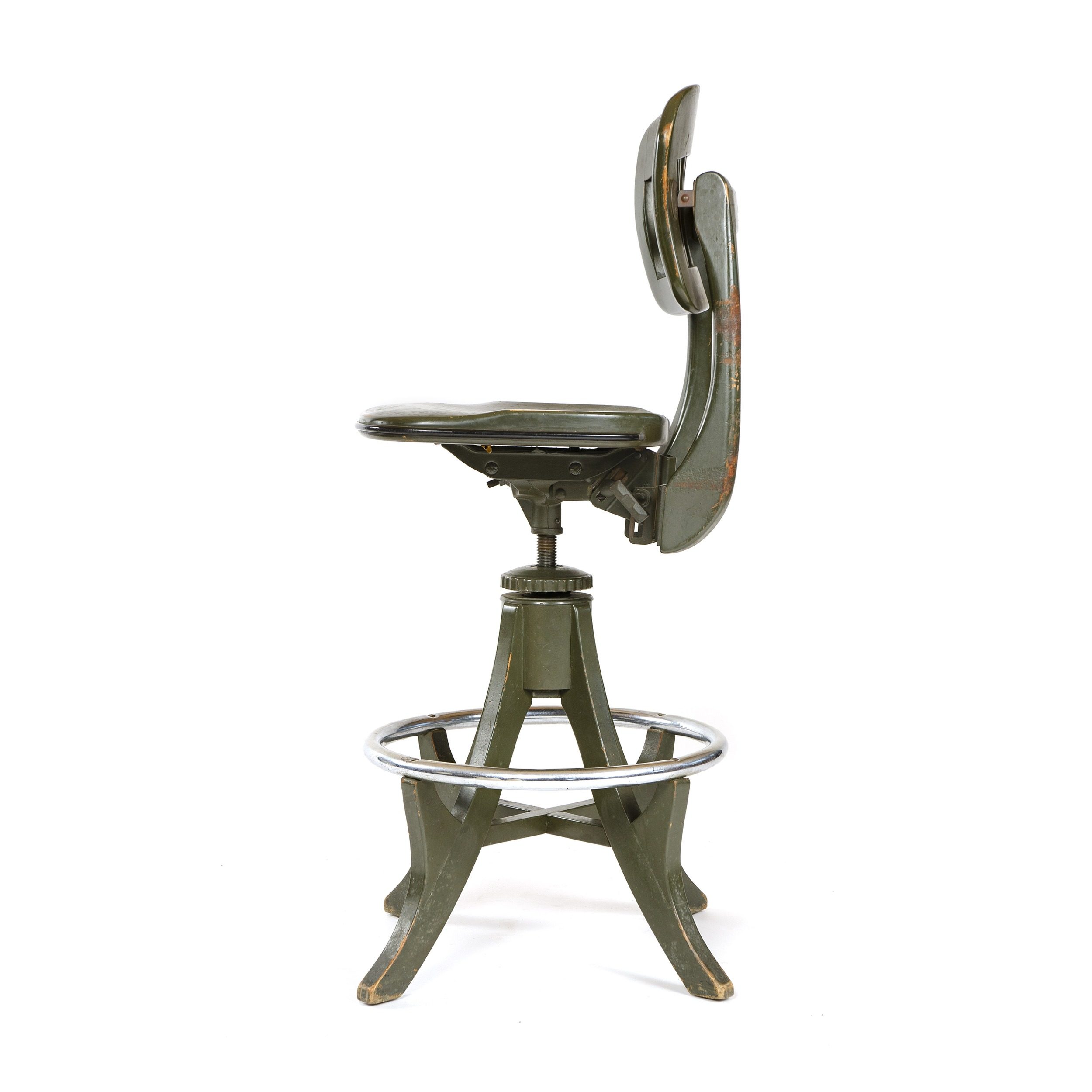 Adjustable Swiveling Architect's Stool