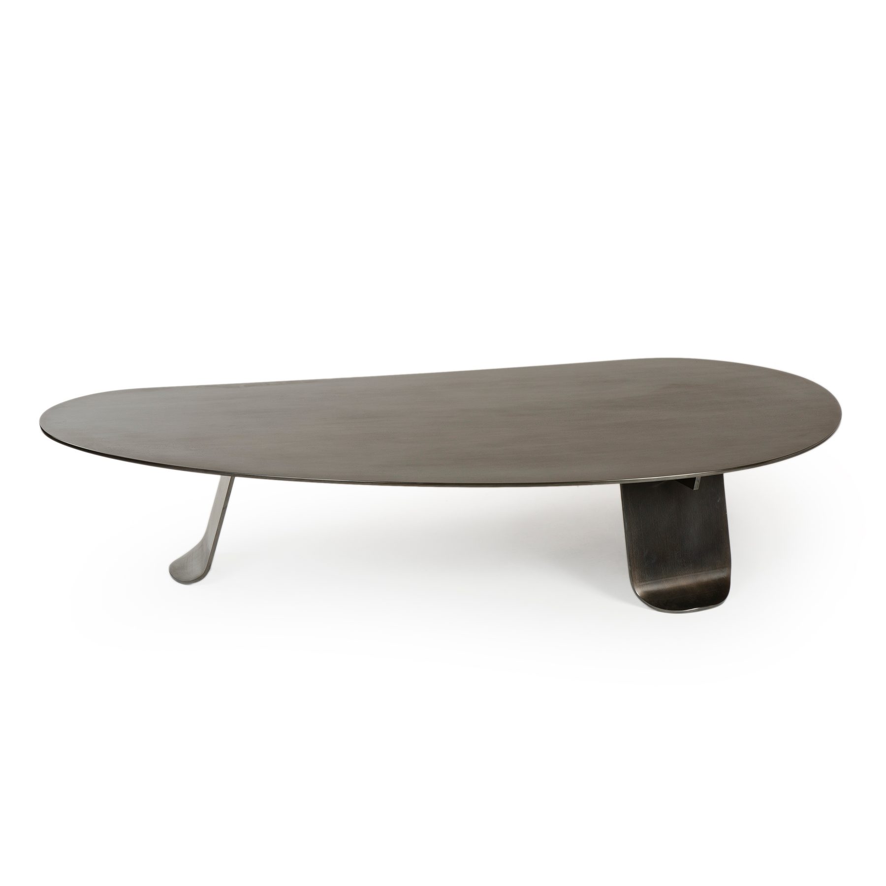 Chrysalis No. 1 Low Table in Blackened Steel