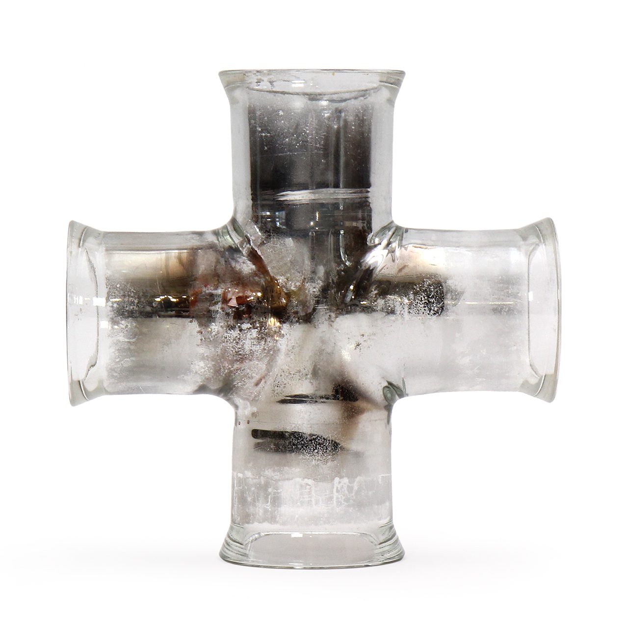 Heavy Wall Glass T Junction Tube