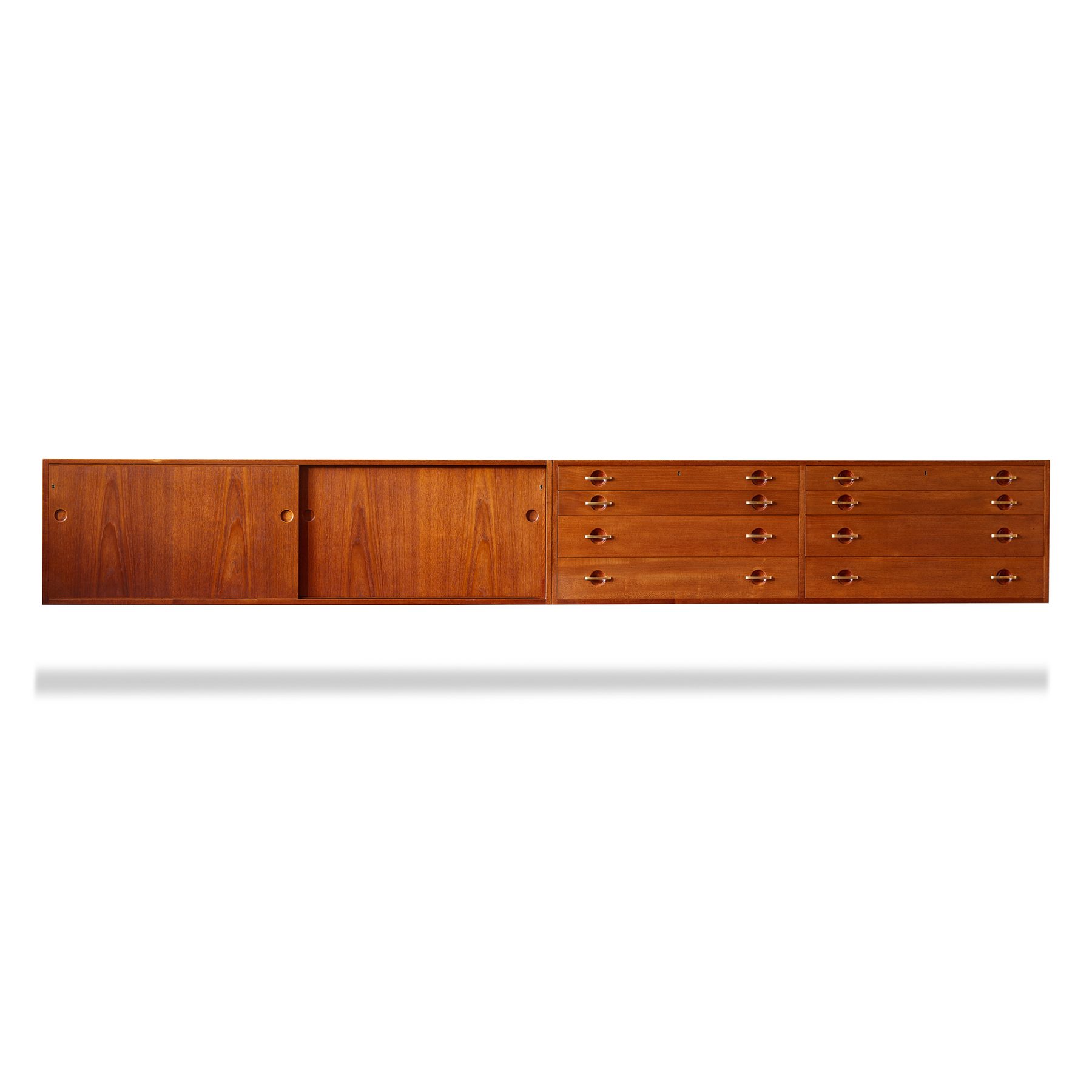 Wall Mount Teak Cabinets