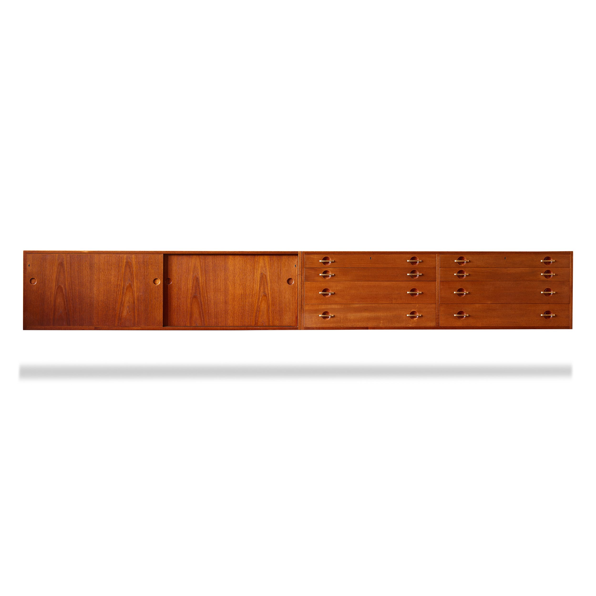 Wall Mount Teak Cabinets