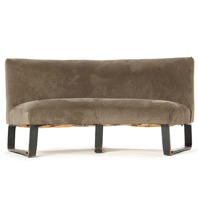 Armless 'Sled' Sofa