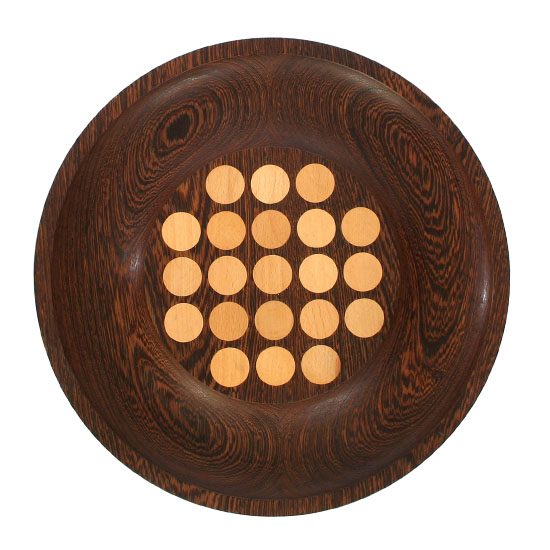 Dotted Wood Platter