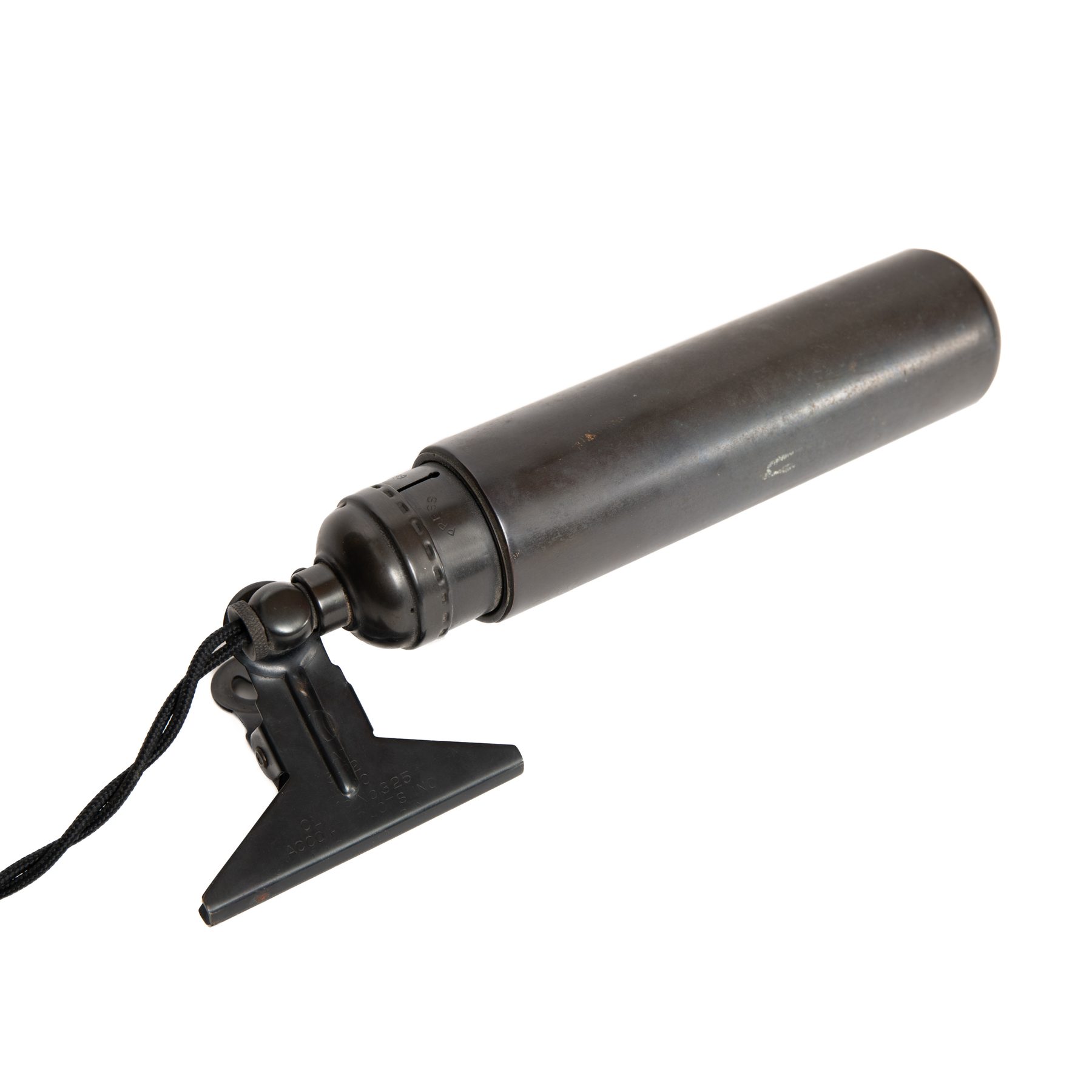 Patinated Bronze Industrial Lamp With Clip Mount
