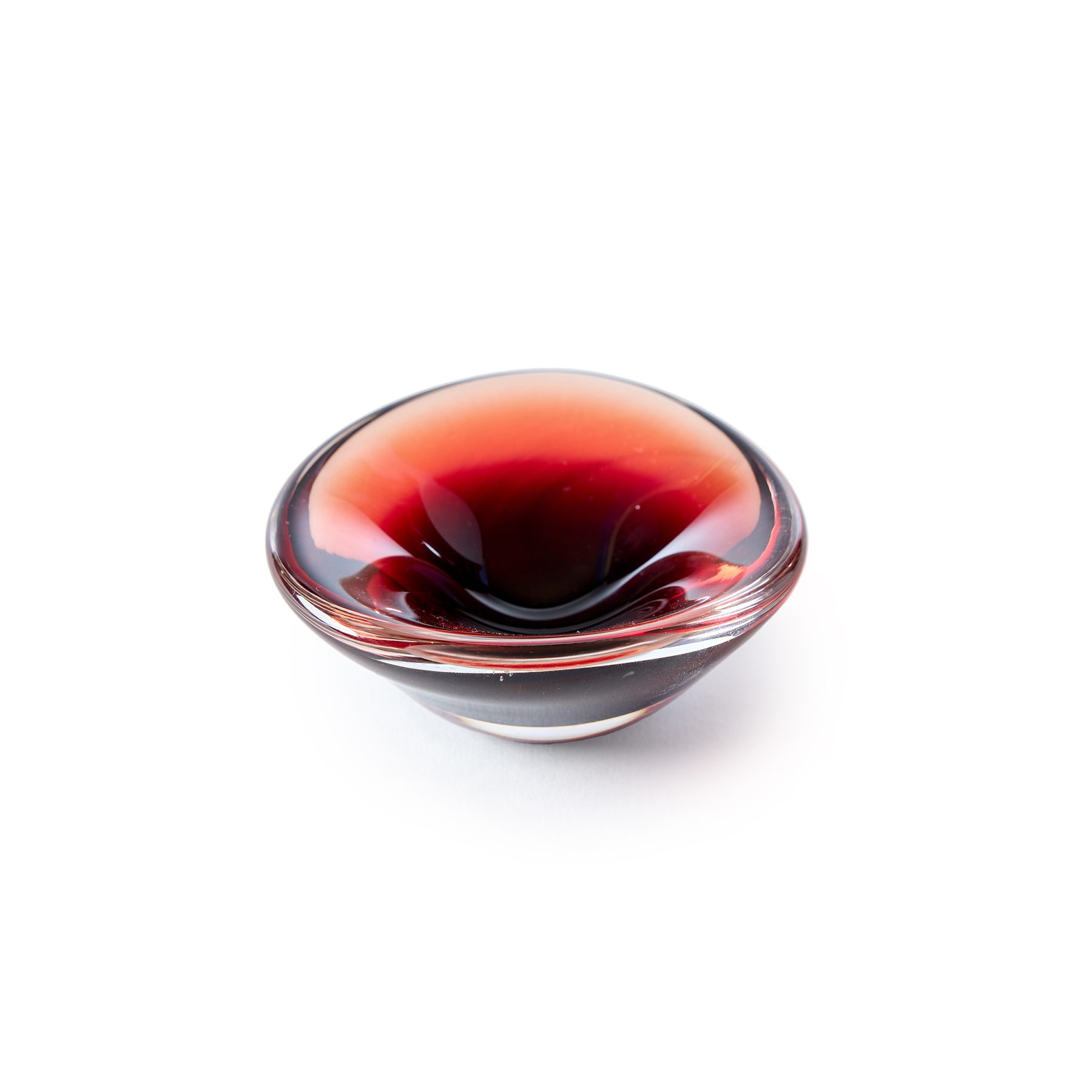 Rouge Blown Glass Bowl