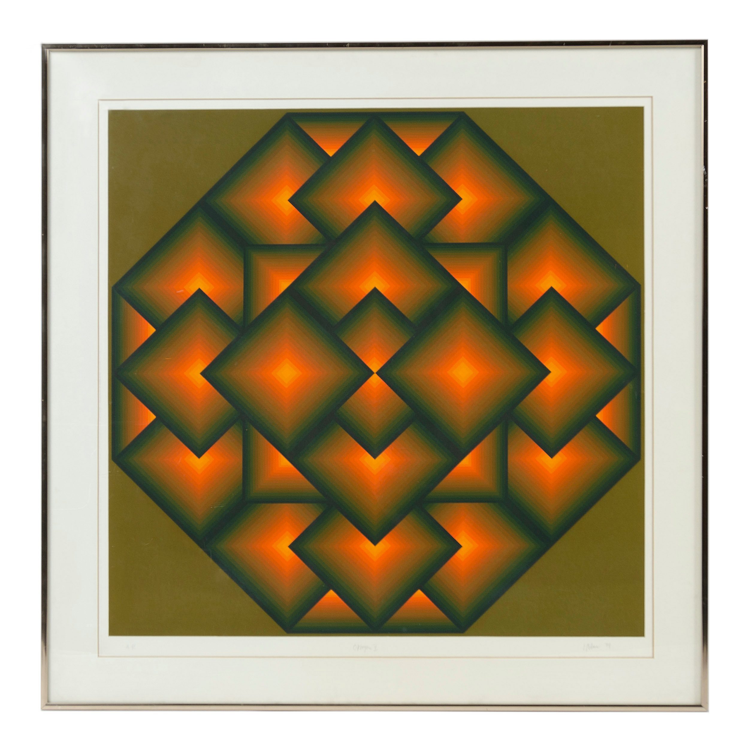 'Octagon V' Serigraph