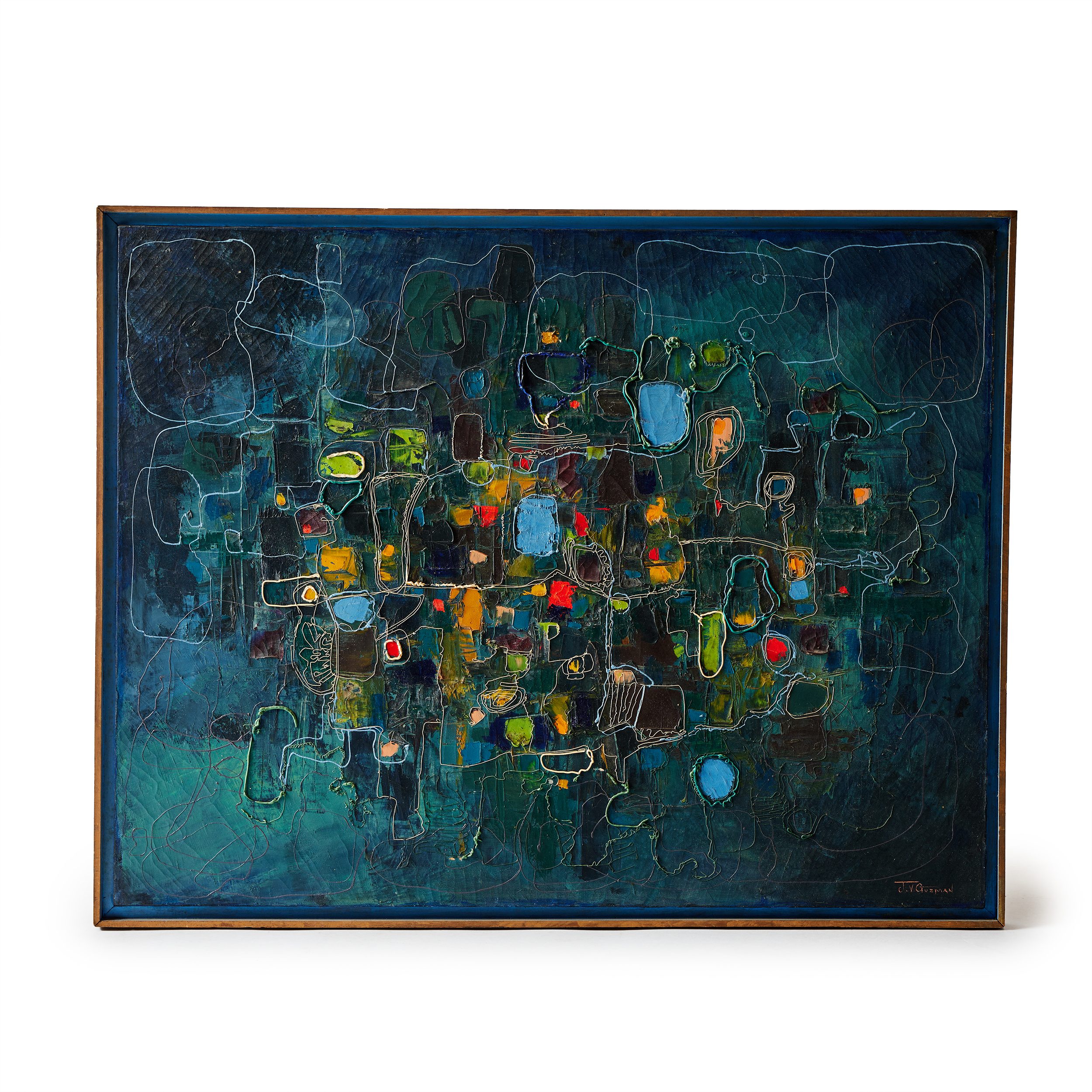 Framed Abstract Painting