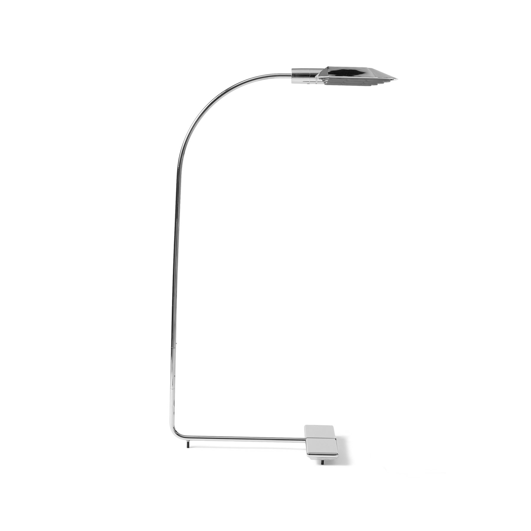 Sleek Tilt/Swivel Chrome Floor Lamp