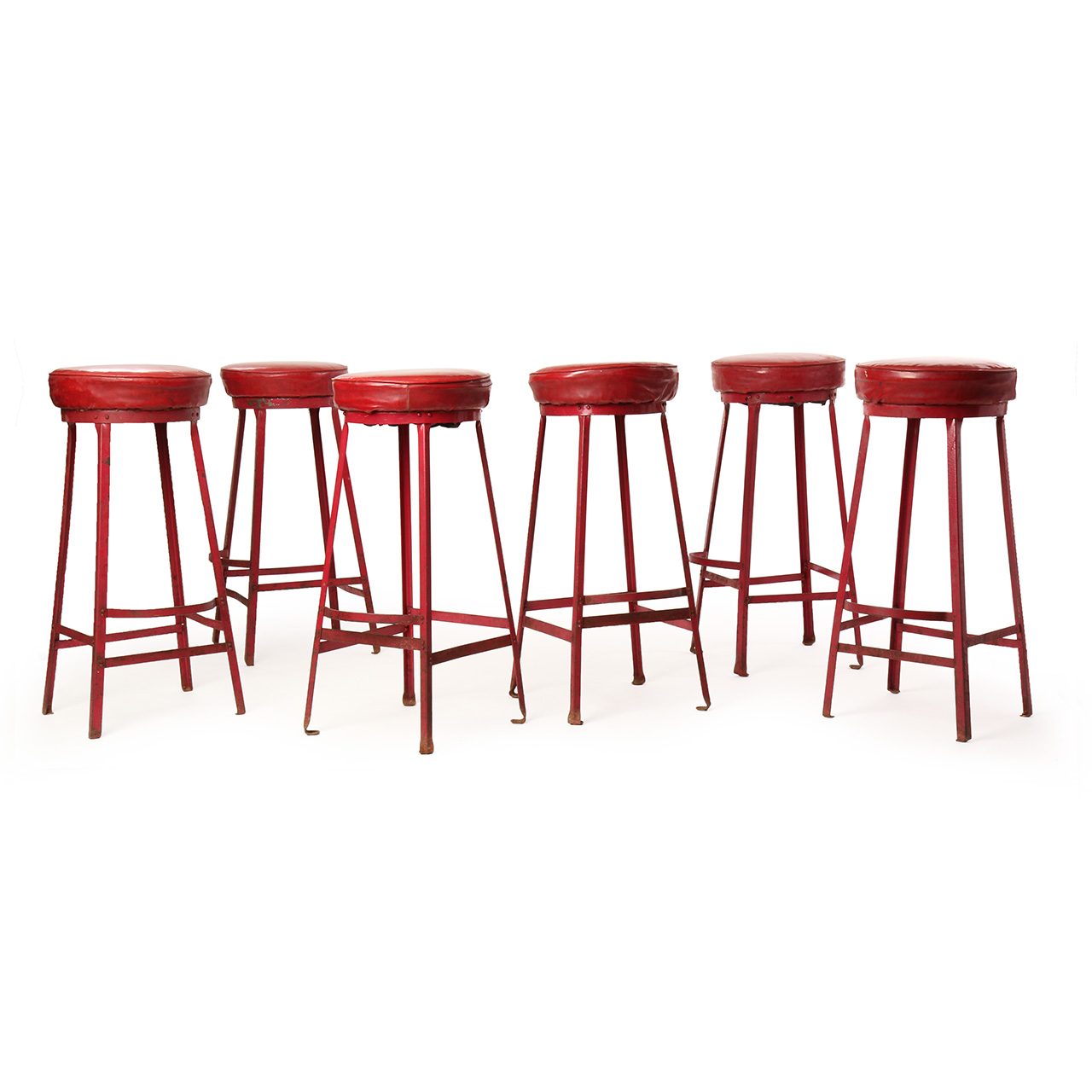 Set of Welded Steel Stools