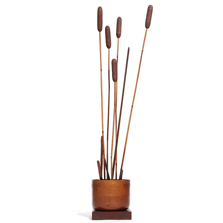 Cattails Sculpture